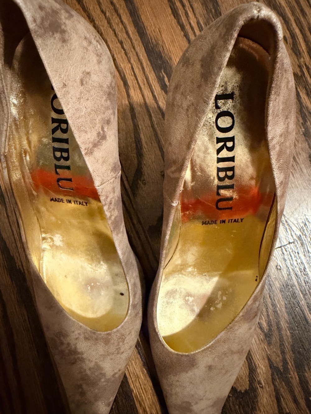 LORIBLU Women’s Pointed Suede Pumps in Dusty Blush 37 - Picture 4 of 6